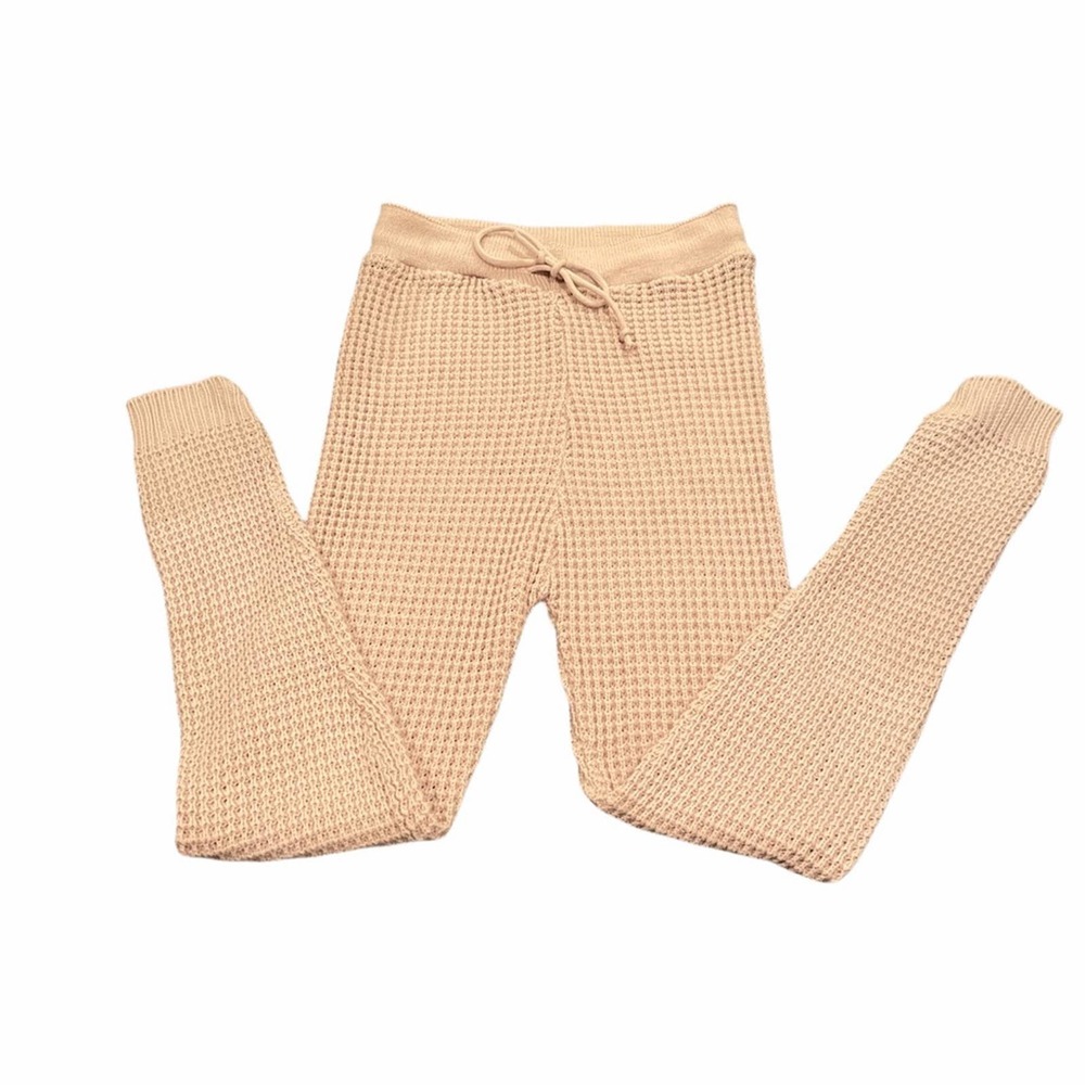 Nasty Gal knit pink pants size medium